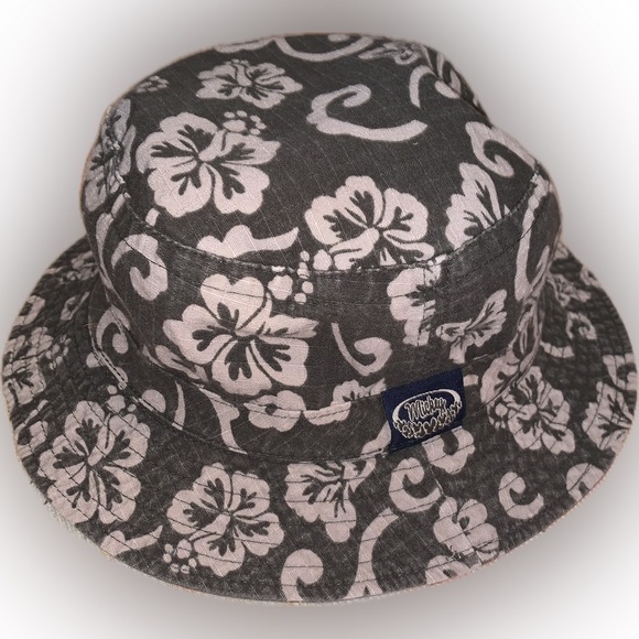 Disney Mickey Mouse Reversible Bucket Beach Hawaiian Hat Vintage Y2K 90s - Picture 5 of 6